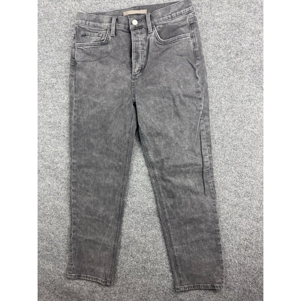 Joe's The Scout Jeans Women's 26 Dark Gray Mid Rise Slim Boyfriend Button Fly‎